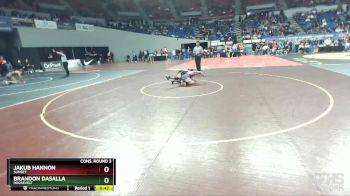 6A-132 lbs Cons. Round 3 - Brandon DaSalla, Roosevelt vs Jakub Hannon, Sunset