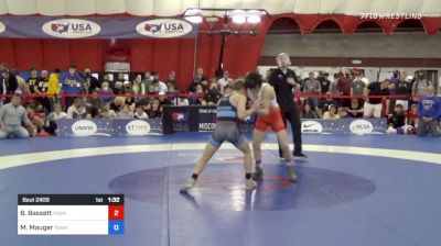 45 kg Greco Rr Rnd 2 - Bo Bassett, Young Guns vs Mack Mauger, Team Idaho