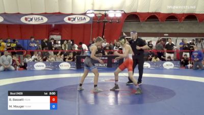 45 kg Greco Rr Rnd 1 - Mack Mauger, Team Idaho vs Bo Bassett, Young Guns