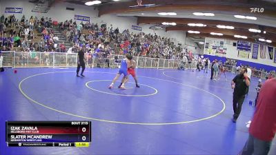 144 lbs Cons. Round 2 - Izak Zavala, Hillsboro Mat Club vs Slater McAndrew, Hermiston Wrestling