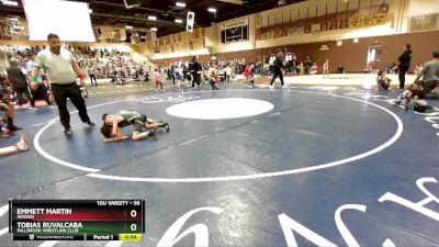 56 lbs Cons. Semi - Emmett Martin, NexGen vs Tobias Ruvalcaba, Fallbrook Wrestling Club