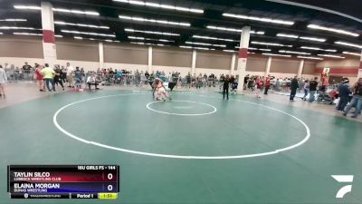 144 lbs Quarterfinal - Taylin Silco, Lubbock Wrestling Club vs Elaina Morgan, Dumas Wrestling