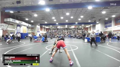 132 lbs Champ. Round 2 - Ivan Arias, Buchanan vs Manuel Saldate, SLAM! NEVADA