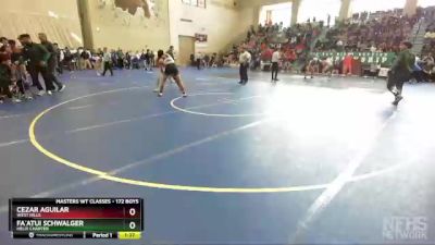 172 Boys Champ. Round 2 - Fa`atui Schwalger, Helix Charter vs Cezar Aguilar, West Hills