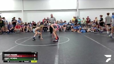 92 lbs Round 2 (8 Team) - Mikey McNeal, TDWC vs Grady Moore, U2 Upstate Uprising Blue