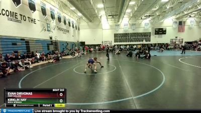 106-114 lbs Round 2 - Evan Dirvonas, Fort Collins vs Kirklin Hay, Rock Springs