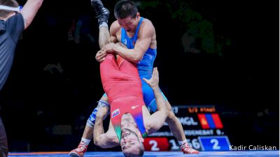 57 kg Semifinal - Giorgi Edisherashvili, GEO vs Bekhbayar Erdenebat, MGL