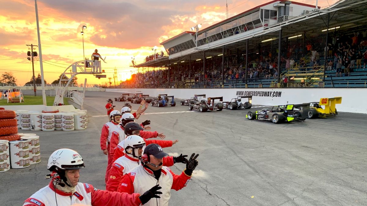 Otto Sitterly Chasing 10th Oswego Supermodified Championship