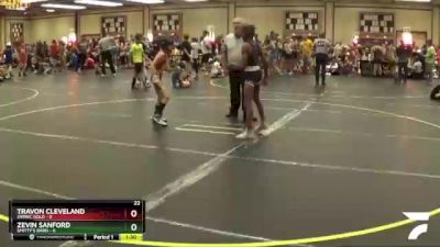 67 lbs Round 5 (6 Team) - Zevin Sanford, Smitty`s Barn vs Travon Cleveland, SVRWC Gold