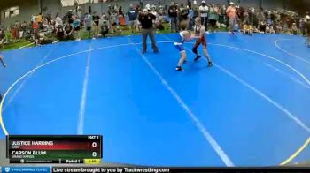 92 lbs Round 2 - Justice Harding, SAW vs Carson Blum, Grand Rapids