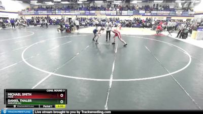 157 lbs Cons. Round 3 - Daniel Thaler, Wheaton (IL) vs Michael Smith, MSOE