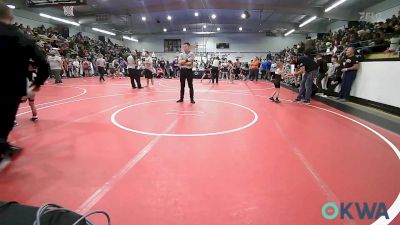 46 lbs Round Of 16 - Mason McCuistion, Pryor Tigers vs Nicholas Evans, Jenks Trojan Wrestling Club