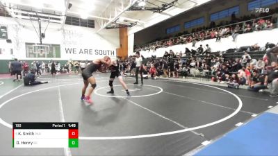 190 lbs Quarterfinal - Keyshawn Smith, Paramount vs Dylan Henry, San Clemente