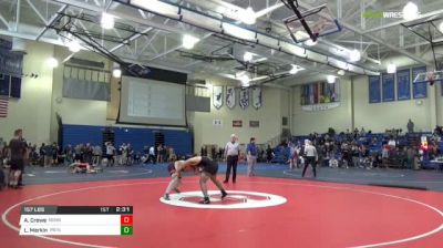 157 lbs Consi of 4 - Alex Crowe, Minnesota vs Lenny Merkin, Princeton