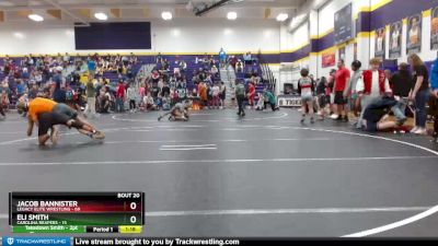 129 lbs Semifinal - Eli Smith, Carolina Reapers vs Jacob Bannister, Legacy Elite Wrestling