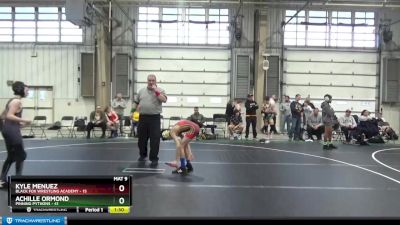 84 lbs Round 2 - Kyle Menuez, Black Fox Wrestling Academy vs Achille Ormond, Pinning Pythons