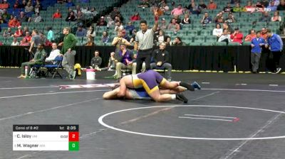 285 lbs Consi of 8 #2 - Carter Isley, Northern Iowa vs Matt Wagner, Air Force