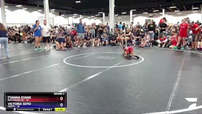 50 lbs Round 2 (6 Team) - Tyanna Evans, Buccaneers WC vs Victoria Soto, Misfits