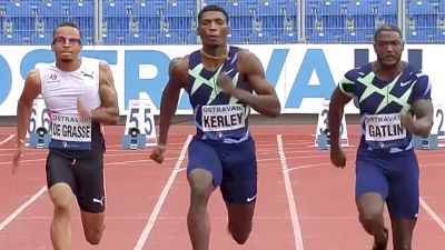 Fred Kerley Beats Justin Gatlin In 100m At Ostrava