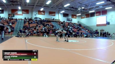 120 lbs Cons. Round 4 - Ethan Stefan, Vermilion vs Grant Swain, St. Mary Central Catholic (Sandusky)