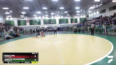 Boys 167 lbs Semifinal - Ryan Clink, Chico Boys vs Quentin Maumoynier, Lassen Boys