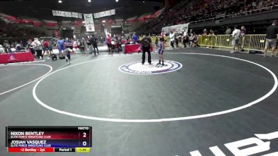 59 lbs Quarterfinal - Josiah Vasquez, Elite Force Wrestling Club vs Nixon Bentley, Elite Force Wrestling Club