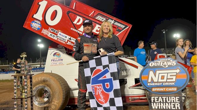 Dave Blaney Shocks And Marvels The World Of Outlaws At Sharon