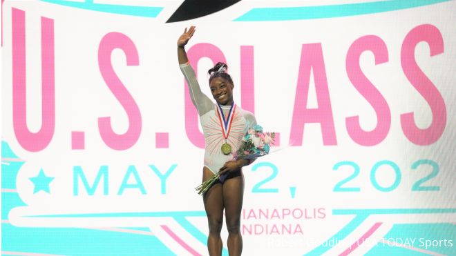 Biles Debuts Yurchenko Double Pike Vault, 5th GK U.S. Classic AA Title