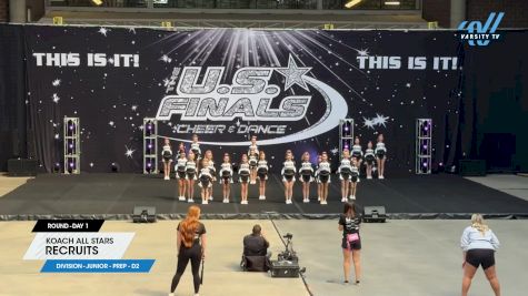 Koach All Stars - Recruits [2024 L1.1 Junior - PREP - D2 Day 1] 2024 The U.S. Finals: Des Moines