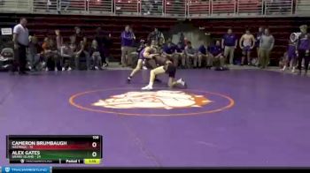 106 lbs Round 1 (3 Team) - Alex Gates, Grand Island vs Cameron Brumbaugh, Hastings