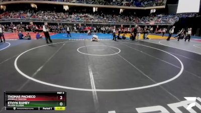 5A 132 lbs Quarterfinal - Thomas Pacheco, Amarillo Tascosa vs Ethyn Ramey, Killeen Ellison