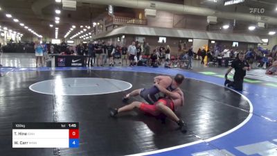 100 kg Round 1 - Todd Hine, Idaho Grizz Wrestling Club vs William Carr, Minnesota Storm