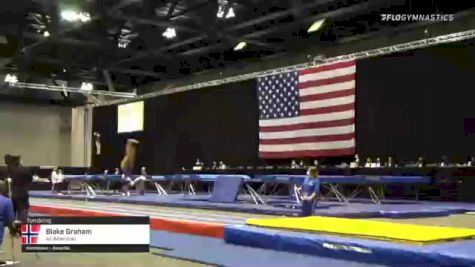 Blake Graham - Tumbling, All American - 2021 USA Gymnastics Championships