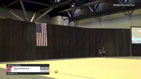 Alisa Semenova - Hoop, ATHL - 2021 USA Gymnastics Championships