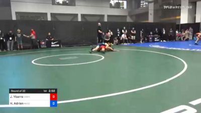 57 kg Prelims - Jesse Ybarra, Hawkeye Wrestling Club vs Hunter Adrian, Massachusetts