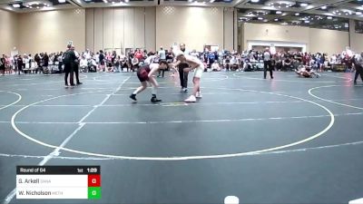 132 lbs Round Of 64 - Graham Arkell, Dana Hills HS vs Wyatte Nicholson, Methods Wrestling