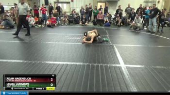 72 lbs Round 3 (6 Team) - Adam Hagenbuch, Scanlan Wrestling Academy vs Chase Congdon, NOVA Wrestling Club