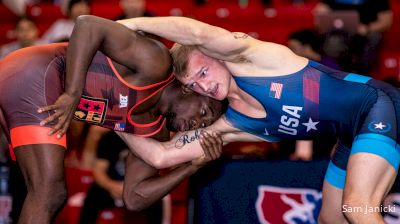 74 kg Prelims - Quincy Monday, New Jersey RTC vs Peyton Robb, Nebraska Wrestling Training Center