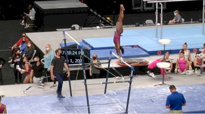 Simone Biles Podium Training On Uneven Bars At US Championships