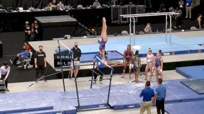 Sunisa Lee Podium Training On Uneven Bars At US Championships