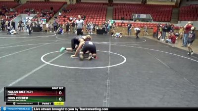 210 lbs Round 2 - Nolan Dietrich, Minerva vs Odin Meeker, Neighborhood WC