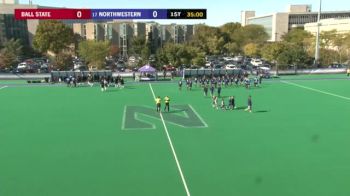 2018 Ball State vs Northwestern | Big Ten Field Hockey