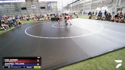 195 lbs Round 4 (6 Team) - Cael Barber, Team Texas B vs Dantrell Williams, TEAM NC