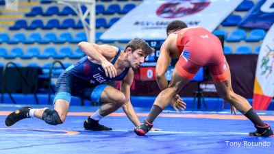 57 kg Semifinal - Alexander Fernandez Pena, Dominican Republic vs Vitali Arujau, United States