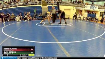 175 lbs Round 1 (4 Team) - Abner Turcios, Brownsburg vs Evan Gordon, Noblesville