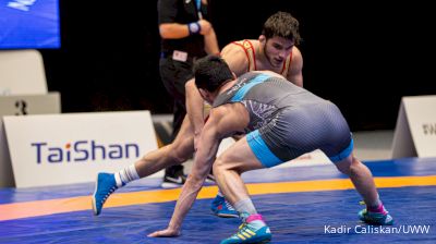 65kg Match - Yianni Diakomihalis, USA vs Eduard Grigorev, POL