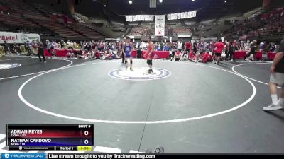 182 lbs Round 1 (16 Team) - Adrian Reyes, CVWA vs Nathan Cardovo, KTWA