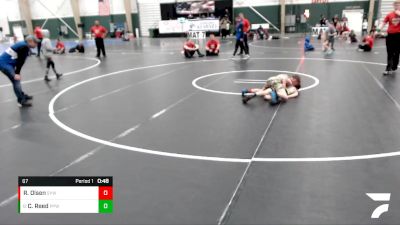 67 lbs 3rd Place Match - Cooper Reed, Pikes Peak Warriors vs Reid Olsen, St.Paul Youth Wrestling