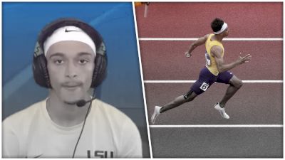 LSU's Terrance Laird - 100m Champion