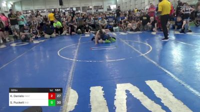 92 lbs Pools - Kaiden Daniels, Panther Elite vs Slade Puckett, Rising Kingz